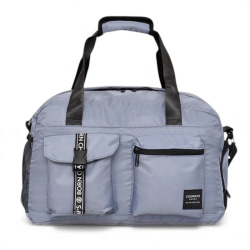 Пътна чанта 45/28/20 см с отделение за обувки синя