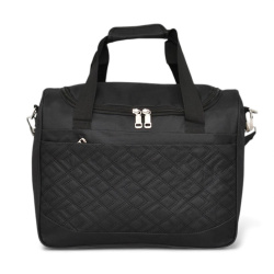 Пътна чанта за ръчен багаж 40/30/20 см с крачета топ модел черна