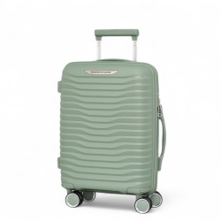 Куфар за ръчен багаж с четири колелца 52/36/18 топ модел зелен