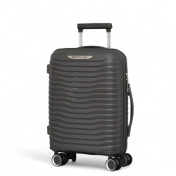 Куфар за ръчен багаж с четири колелца 52/36/18 топ модел сив