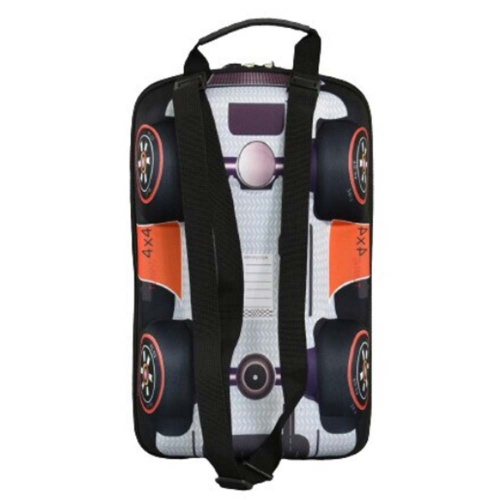 Детска раница 3Д СУПЕР КОЛА, твърда, здрава и лека, черна