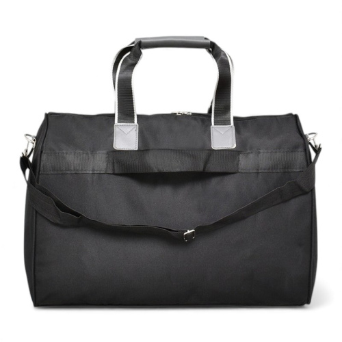 Пътна чанта 48/33/21 см с голям преден джоб топ модел черна