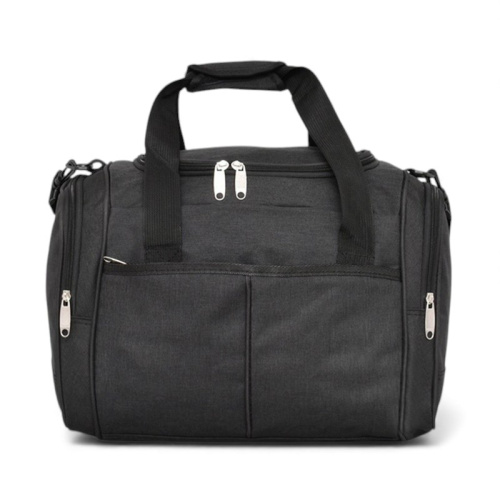 Сак за ръчен багаж 40/30/20 см с три външни джоба нов модел черен