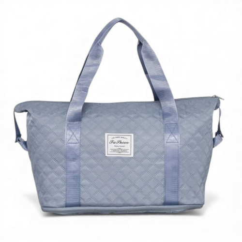 Сак за ръчен багаж 40/30/20 см сгъваем на едно ниво практичен модел син