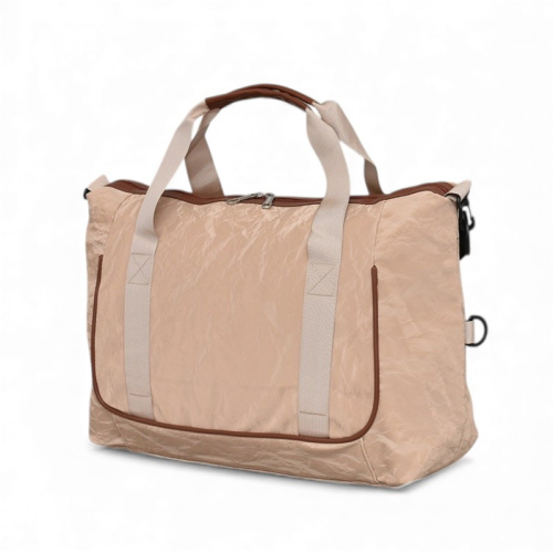 Малък сак 42/30/19 см красив дизайн бежов