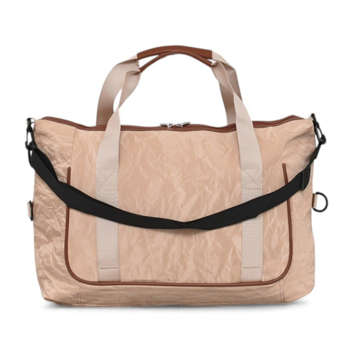 Малък сак 42/30/19 см красив дизайн бежов