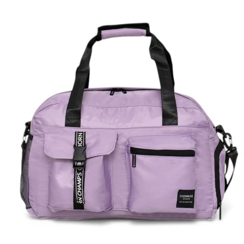 Пътна чанта 45/28/20 см с отделение за обувки лилава