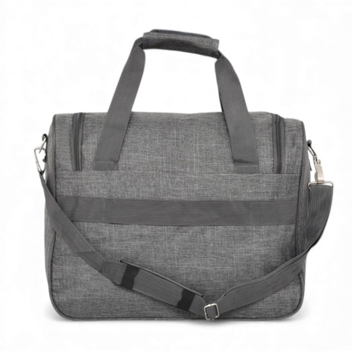 Пътна чанта за ръчен багаж 40/30/20 см с крачета топ модел сива