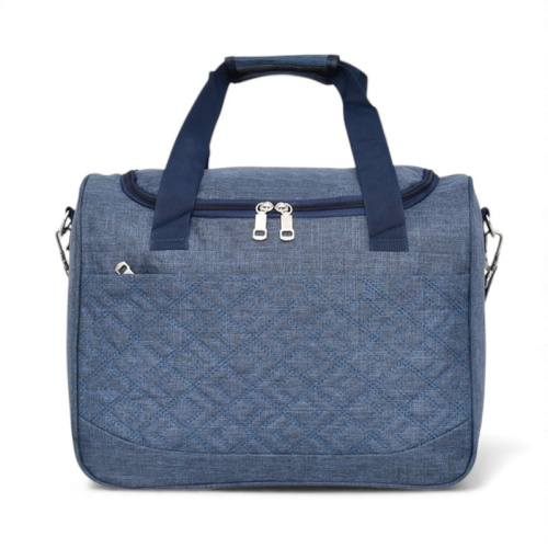 Пътна чанта за ръчен багаж 40/30/20 см с крачета топ модел синя