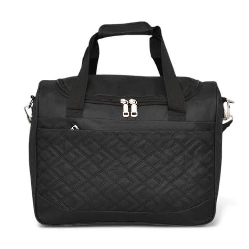 Пътна чанта за ръчен багаж 40/30/20 см с крачета топ модел черна