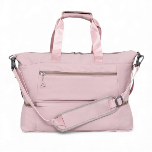 Пътна чанта 44/30/20 см здрав модел розова