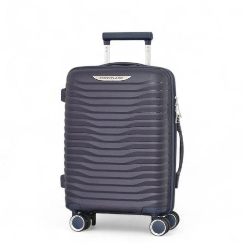 Куфар за ръчен багаж с четири колелца 52/36/18 топ модел син
