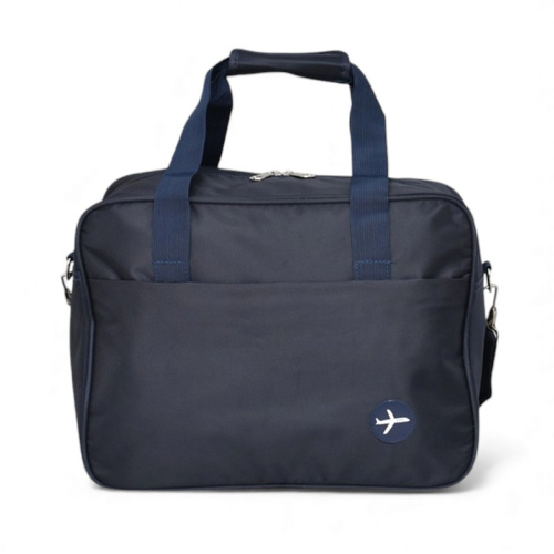 Пътна чанта за ръчен багаж 40/30/20 см с крачета топ модел синя