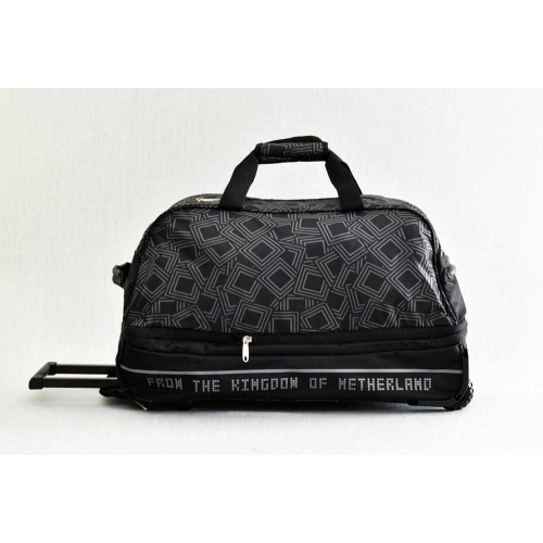 Сак с колелца 33//57/30 см, пътна чанта, от здрава текстилна материя, стилен дизайн