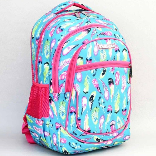 Ученическа раница Пера, непромокаема, с удебелен дишащ гръб, резедава
