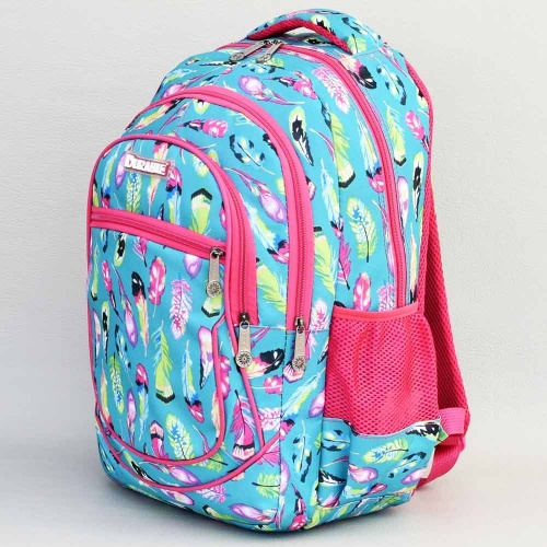 Ученическа раница Пера, непромокаема, с удебелен дишащ гръб, резедава