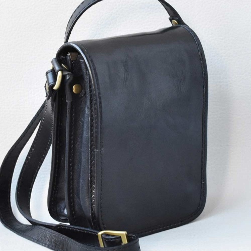 Италианска мъжка чанта от естествена кожа