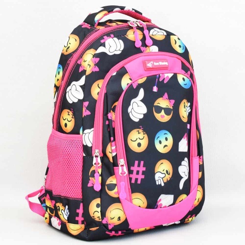 Ученическа раница за момиче Усмивки, непромокаема, практична и удобна