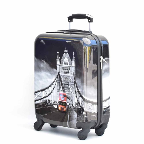 Куфар за ръчен багаж Лондон 55/40/20 см. за RAYANAIR и WIZZAIR  твърд, с колелца