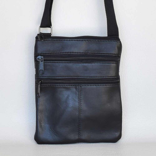 Мъжка чанта тип плик от естествена кожа