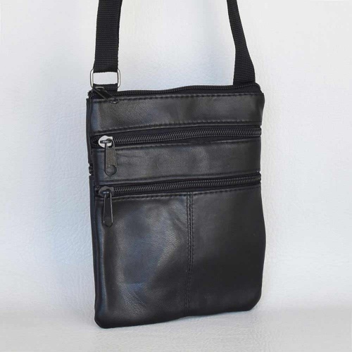 Мъжка чанта тип плик от естествена кожа