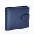 Мъжки портфейл от естествена кожа с много отделения за карти, топ качество, син