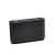 Дамско портмоне от естествена кожа с магнитно закопчаване черно